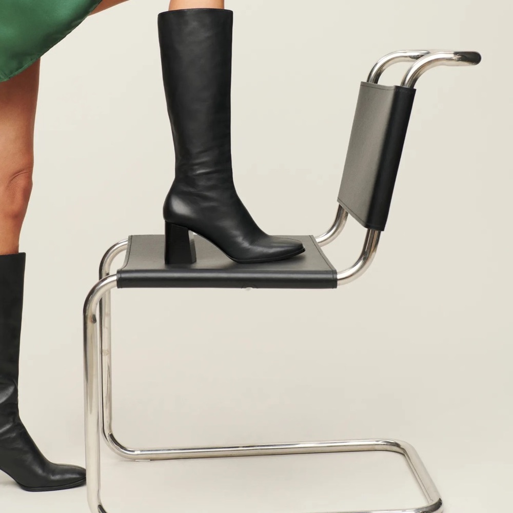 Reformation Nylah Nappa Leather Boots